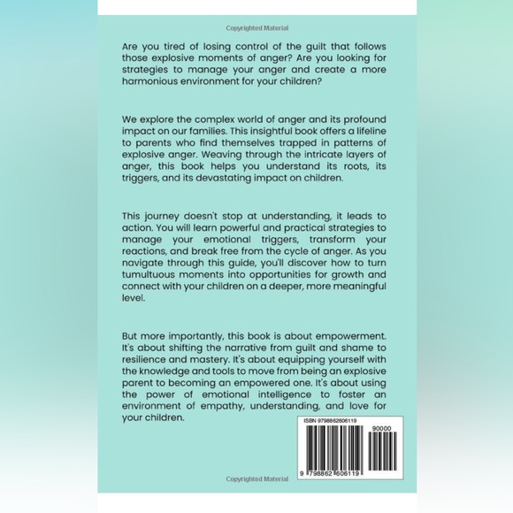 Anger Management for Explosive Parents Book- NEW CONDITION - Picture 2 of 2